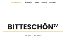Tablet Screenshot of bitteschoen.tv